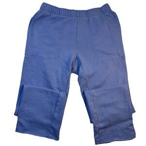 Aerie Women's Small Baby Blue Straight Leg Sweatpants Cotton